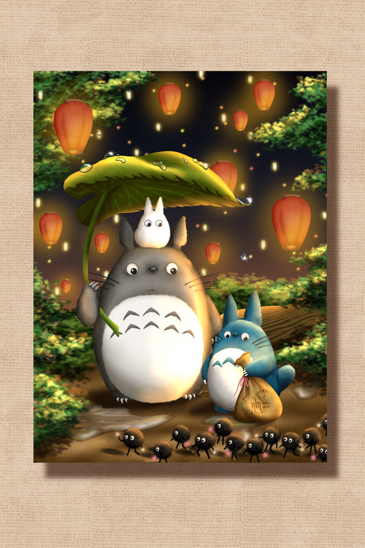 Totoro (Fanart) Art Print/Postcard