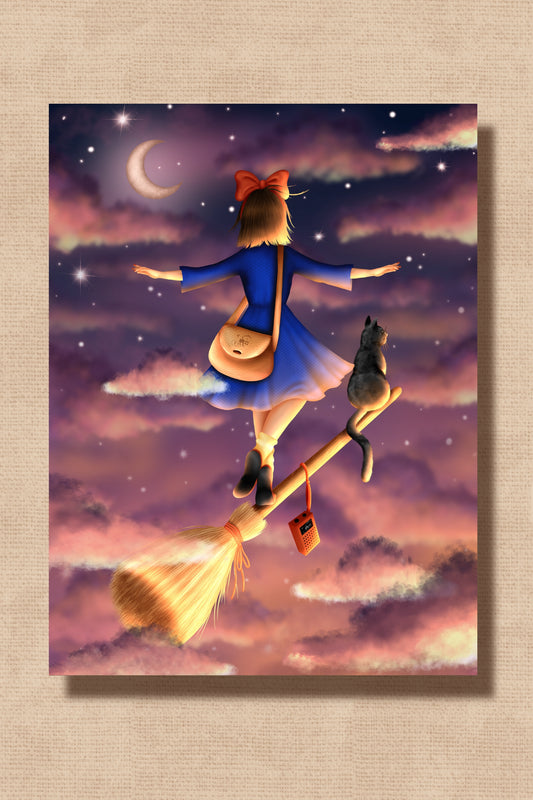 Kiki & Gigi (Fanart) Art Print/Postcard