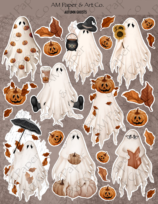 Autumn Ghosts Stickers