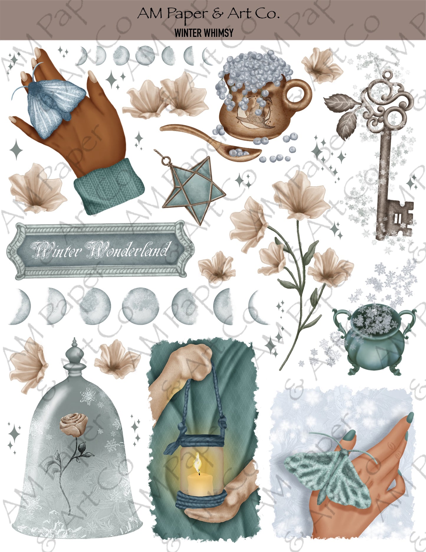 Winter Whimsy Stickers