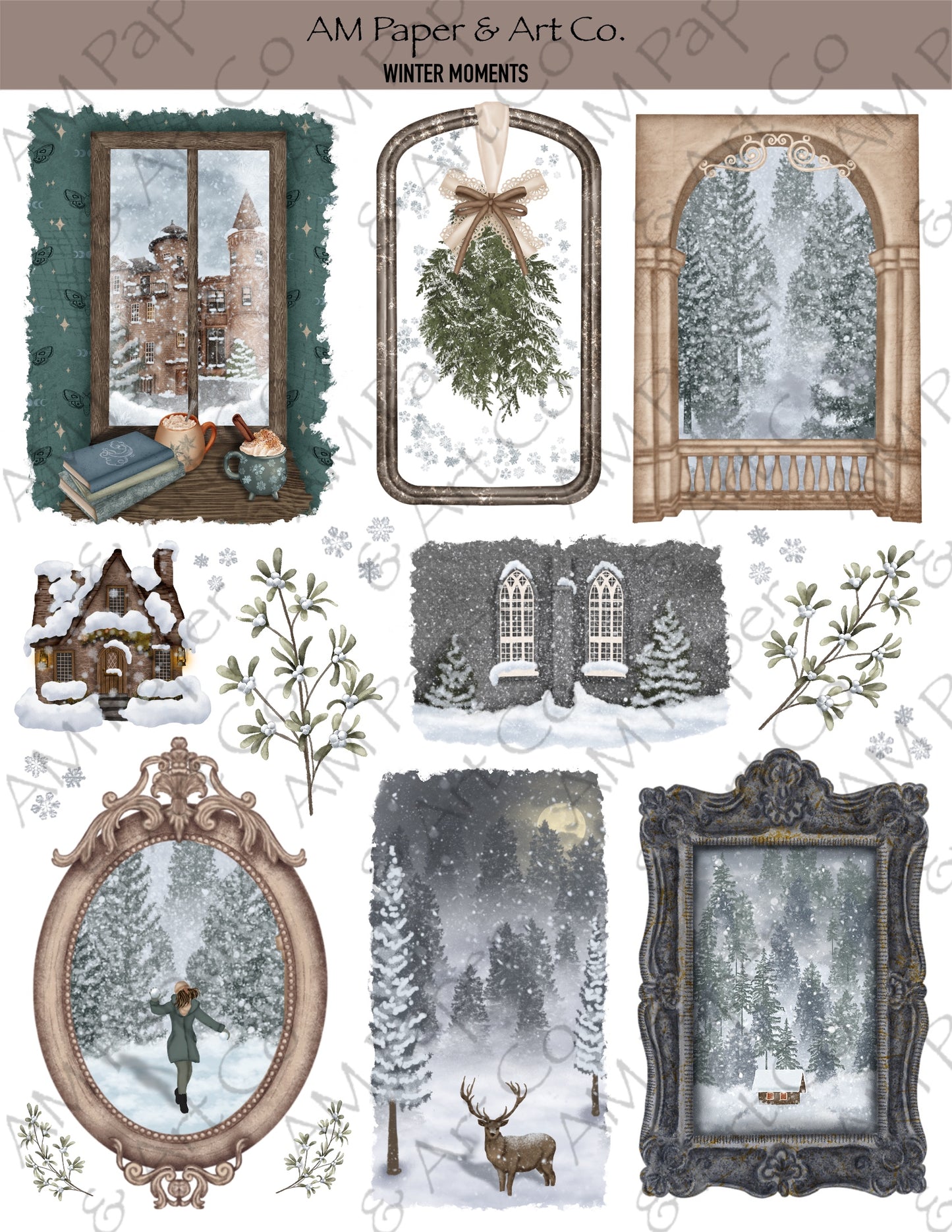 Winter Moments Stickers