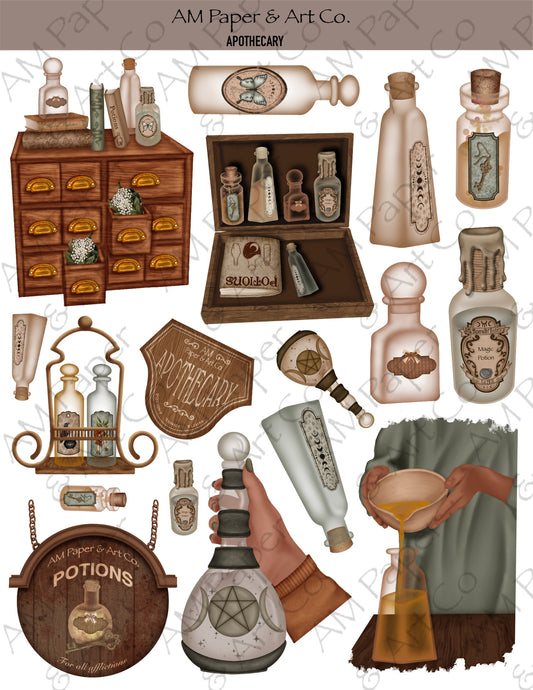 Apothecary Stickers