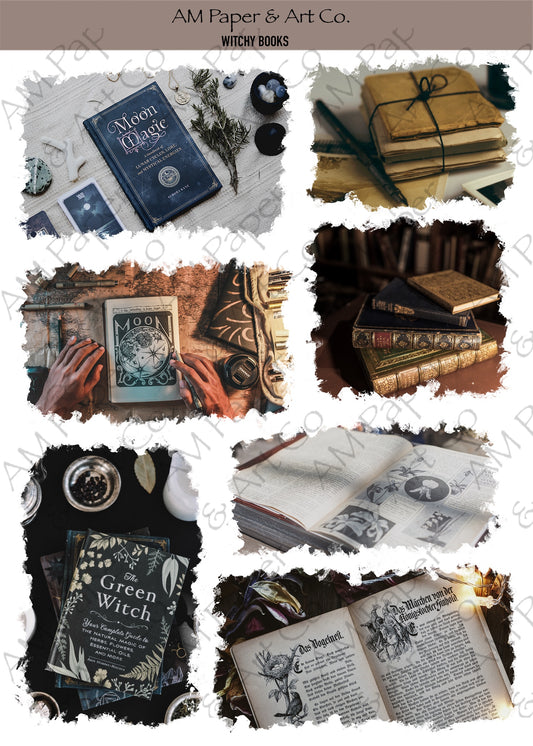 Witchy Books (photo) Stickers