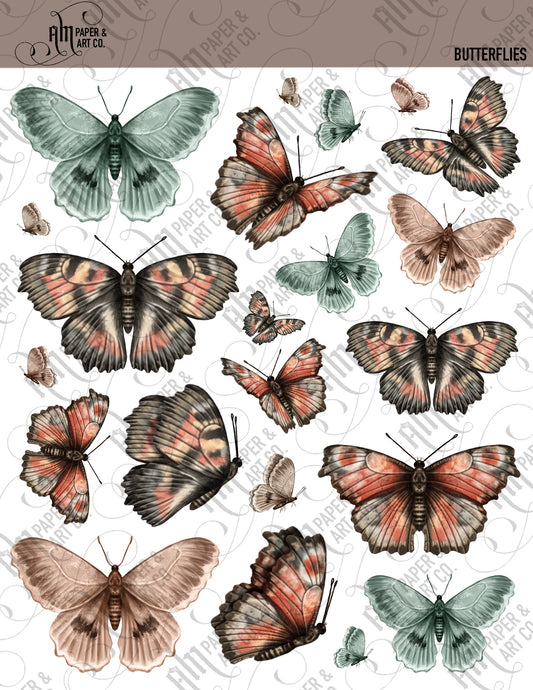 Butterflies Stickers