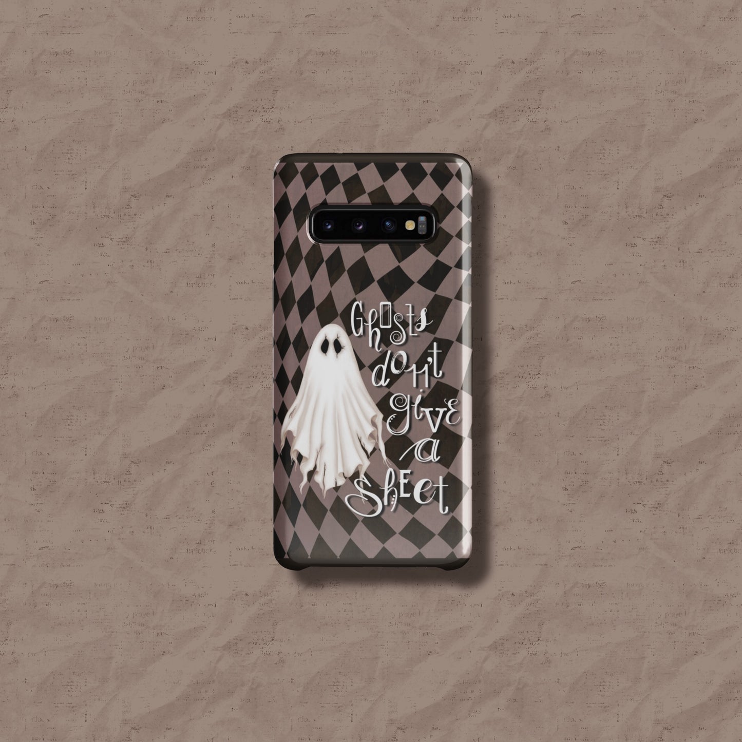 Ghosts Don’t Give a Sheet Snap case for iPhone® (mauve)