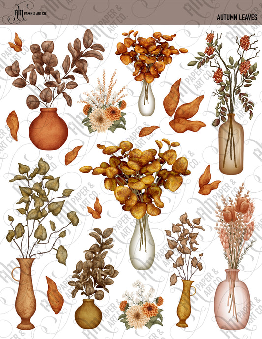 Autumn Leaves Stickers