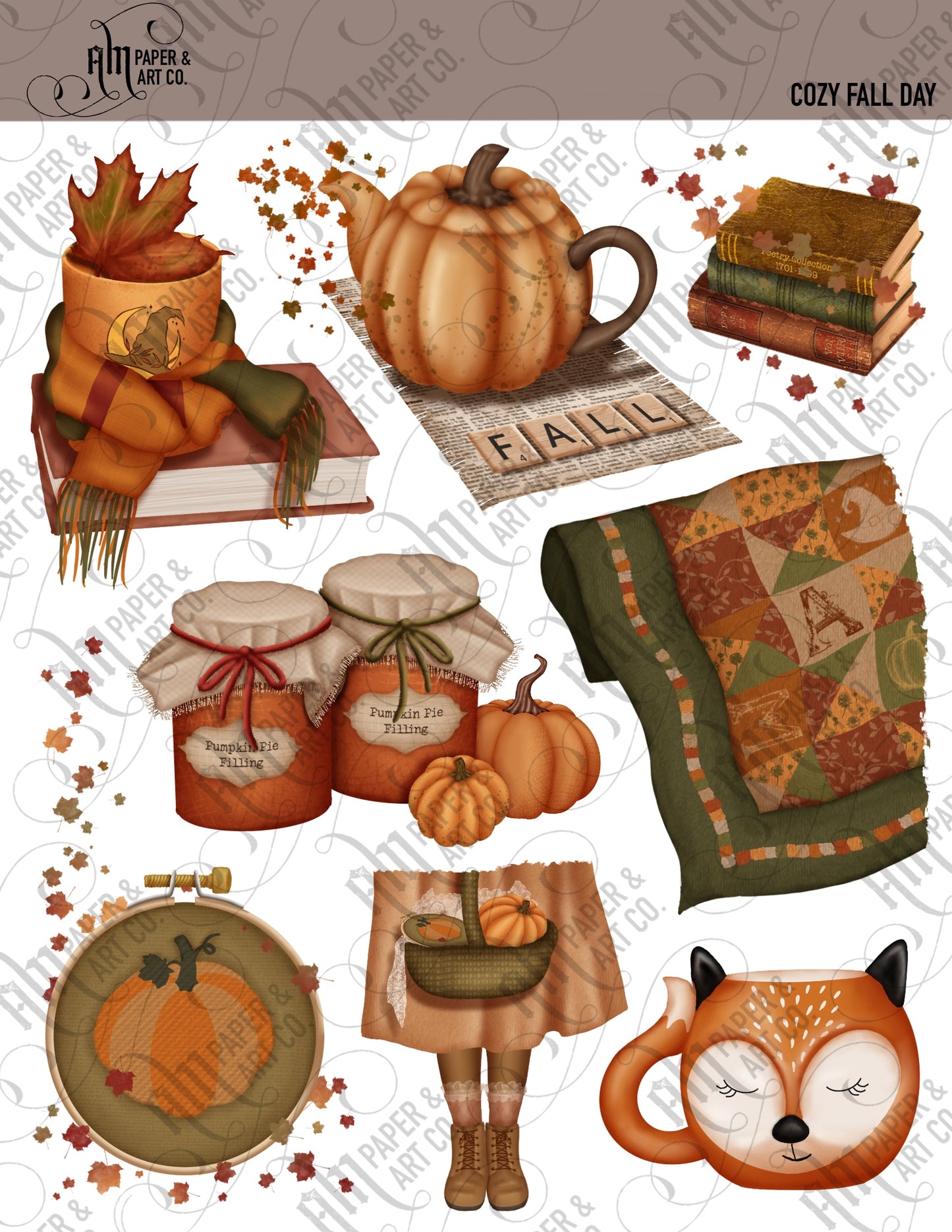 Cozy Fall Day Stickers