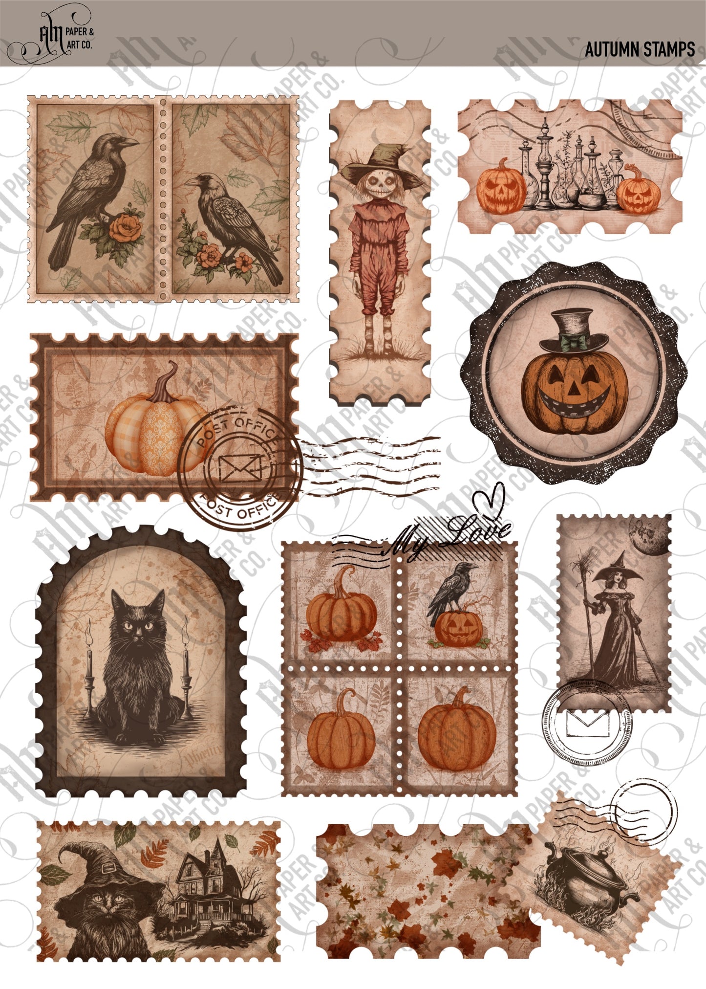 Autumn Stamps