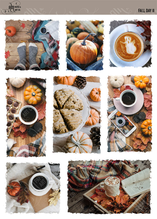 PRINTABLE: Fall Day II (Photo) Printable Stickers