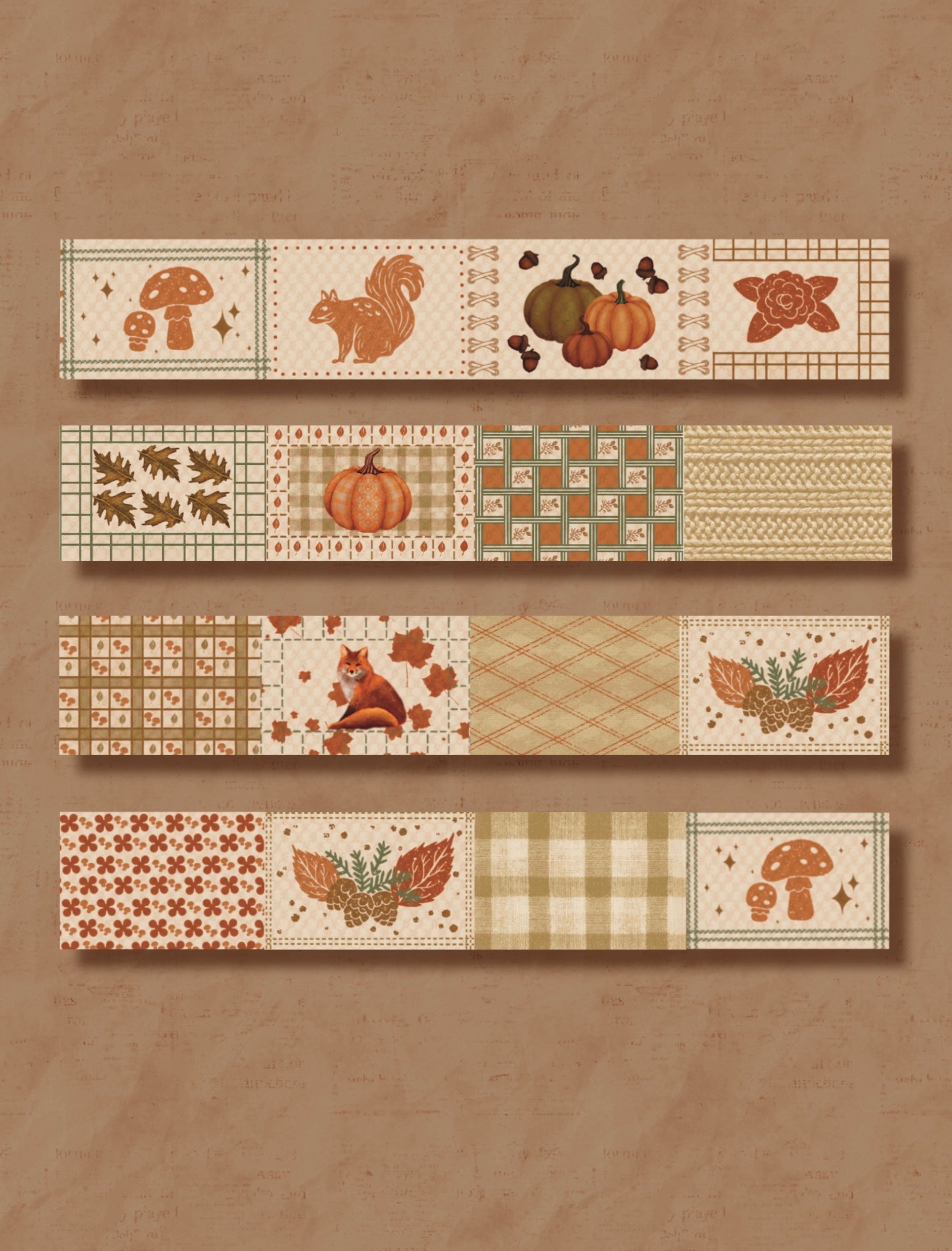 Autumn Quilt Washi Tape