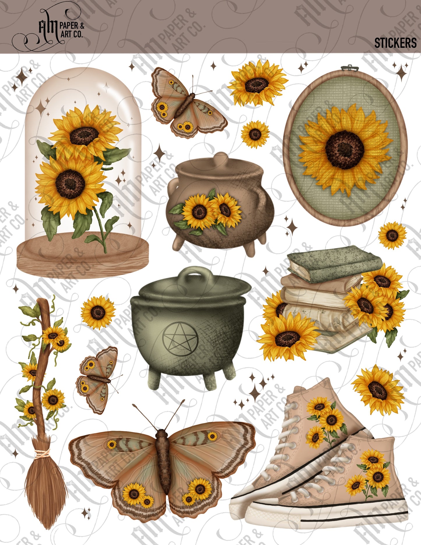 Sunflowers Stickers