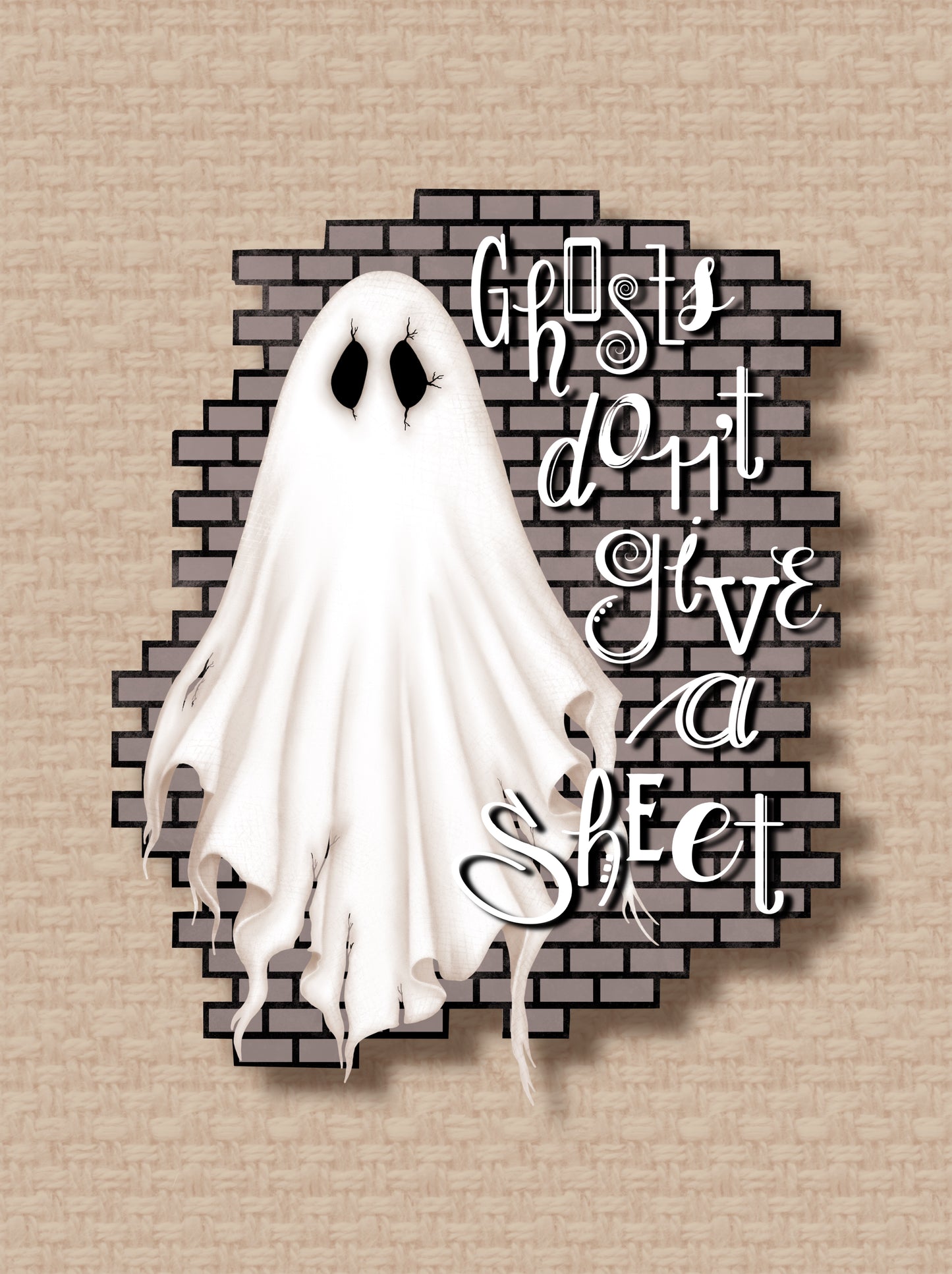 Ghosts Don't Give a Sheet Die Cut Sticker