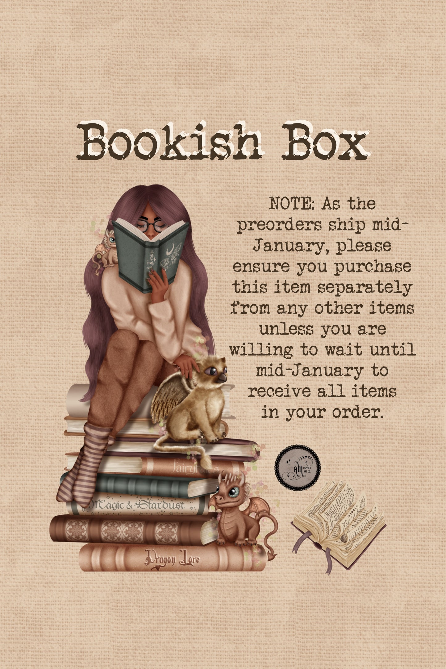 Bookish Box: PREORDER (Ships Mid-January)