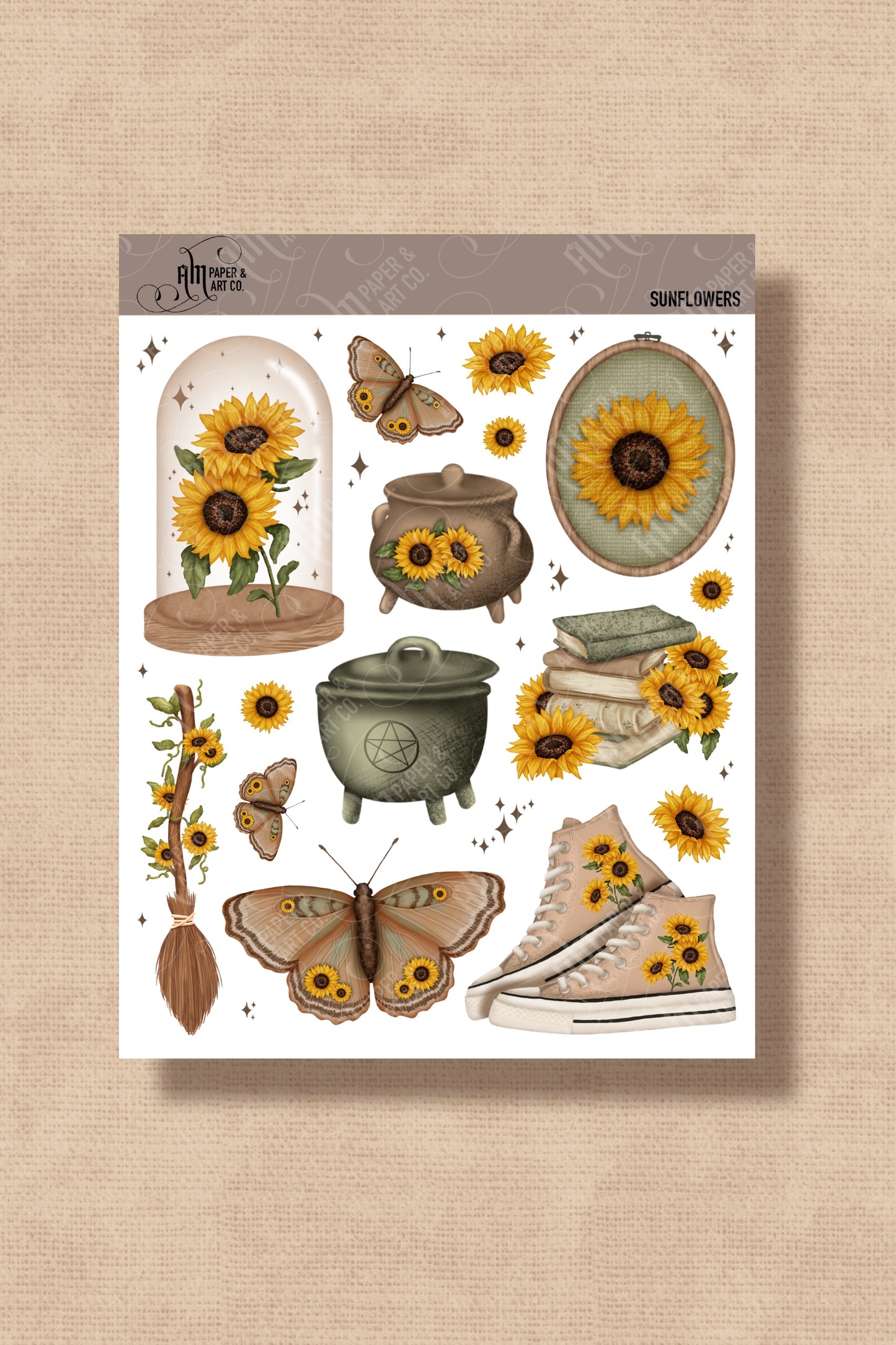 PRINTABLE: Sunflowers Printable Stickers