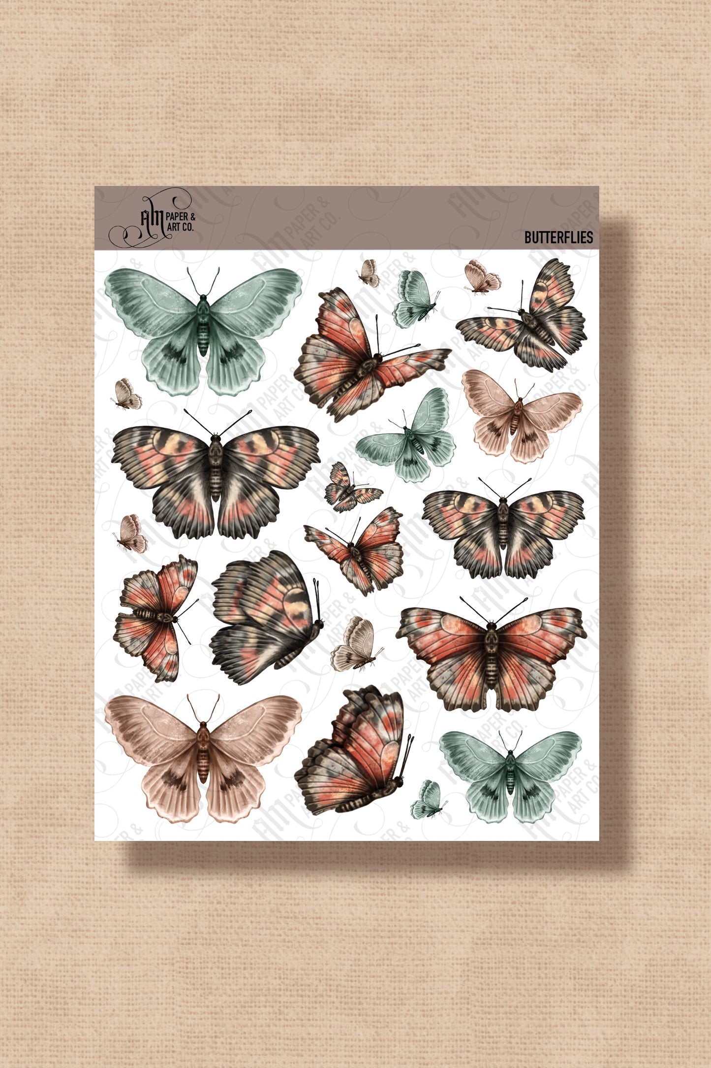 PRINTABLE: Butterflies Printable Stickers