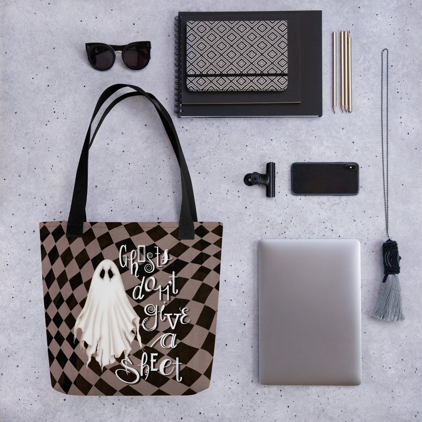 Ghosts Don't Give a Sheet Tote Bag