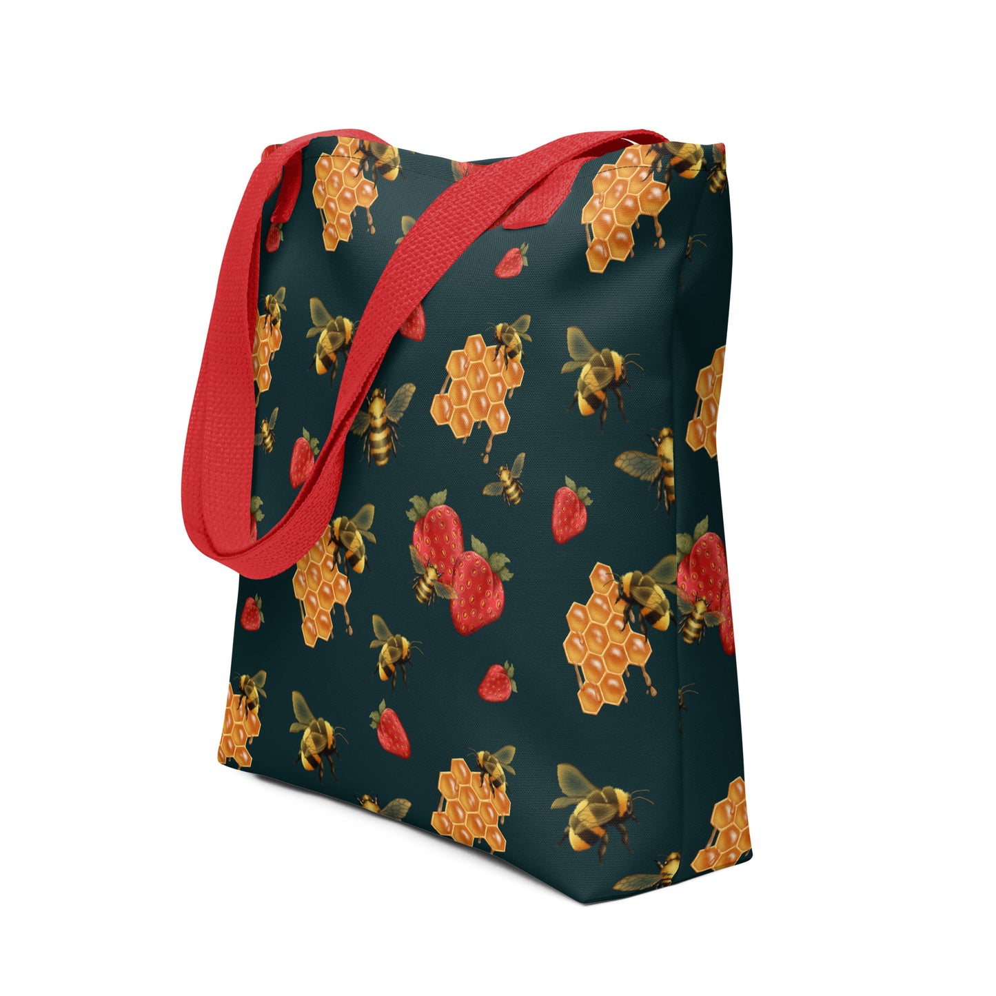 Bees & Berries Tote bag (dark)