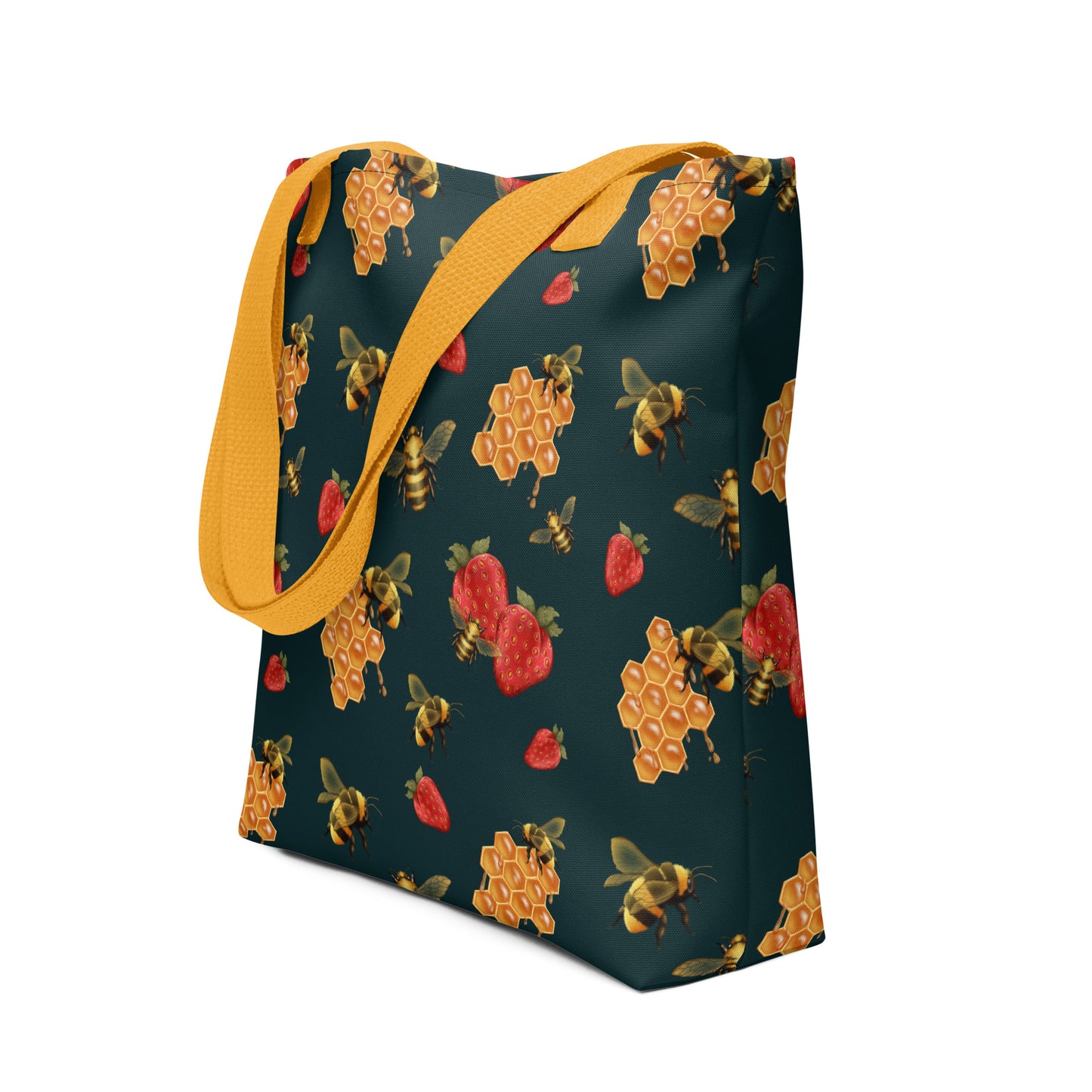 Bees & Berries Tote bag (dark)