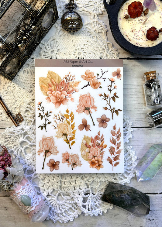 Boho Florals Stickers