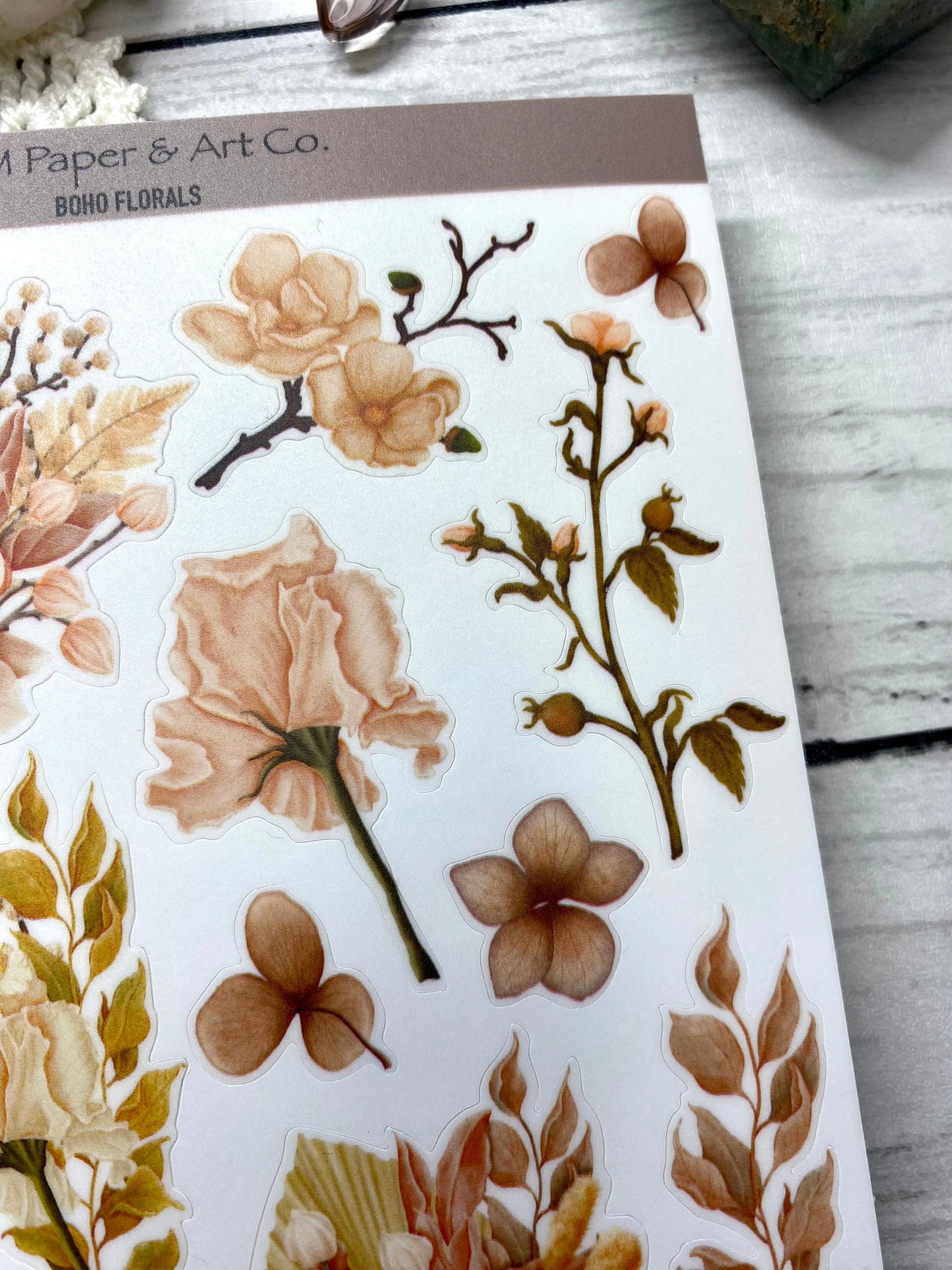 Boho Florals Stickers