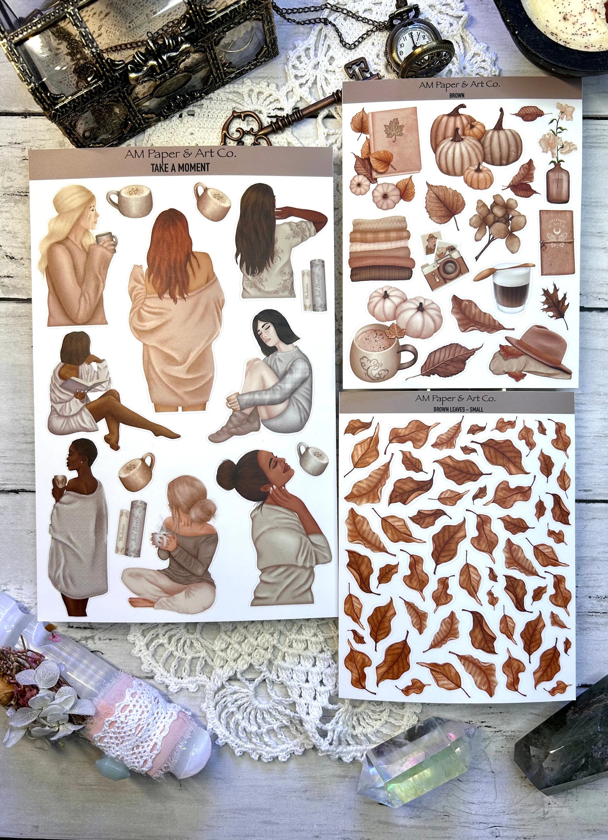 Brown Stickers