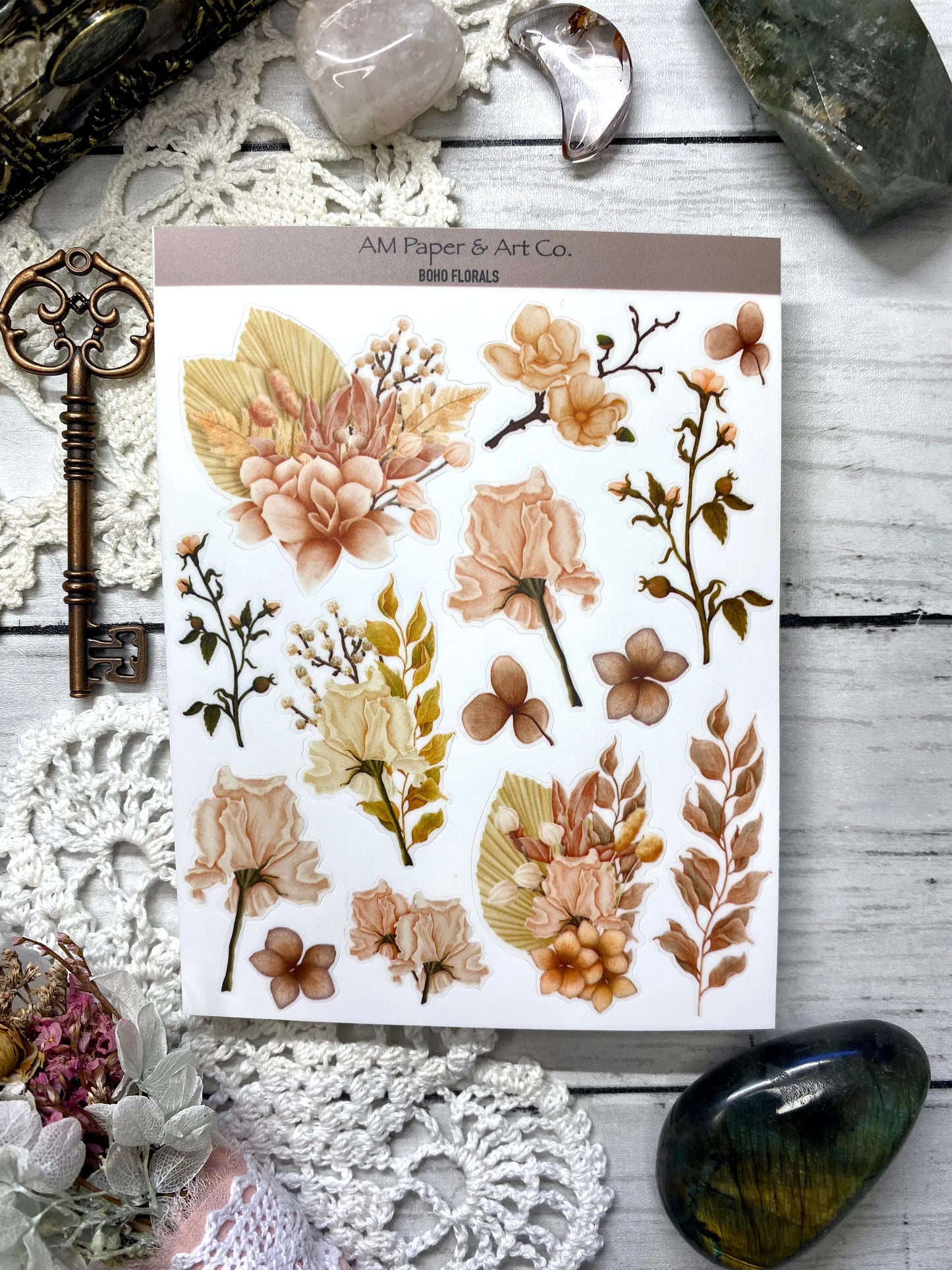 Boho Florals Stickers