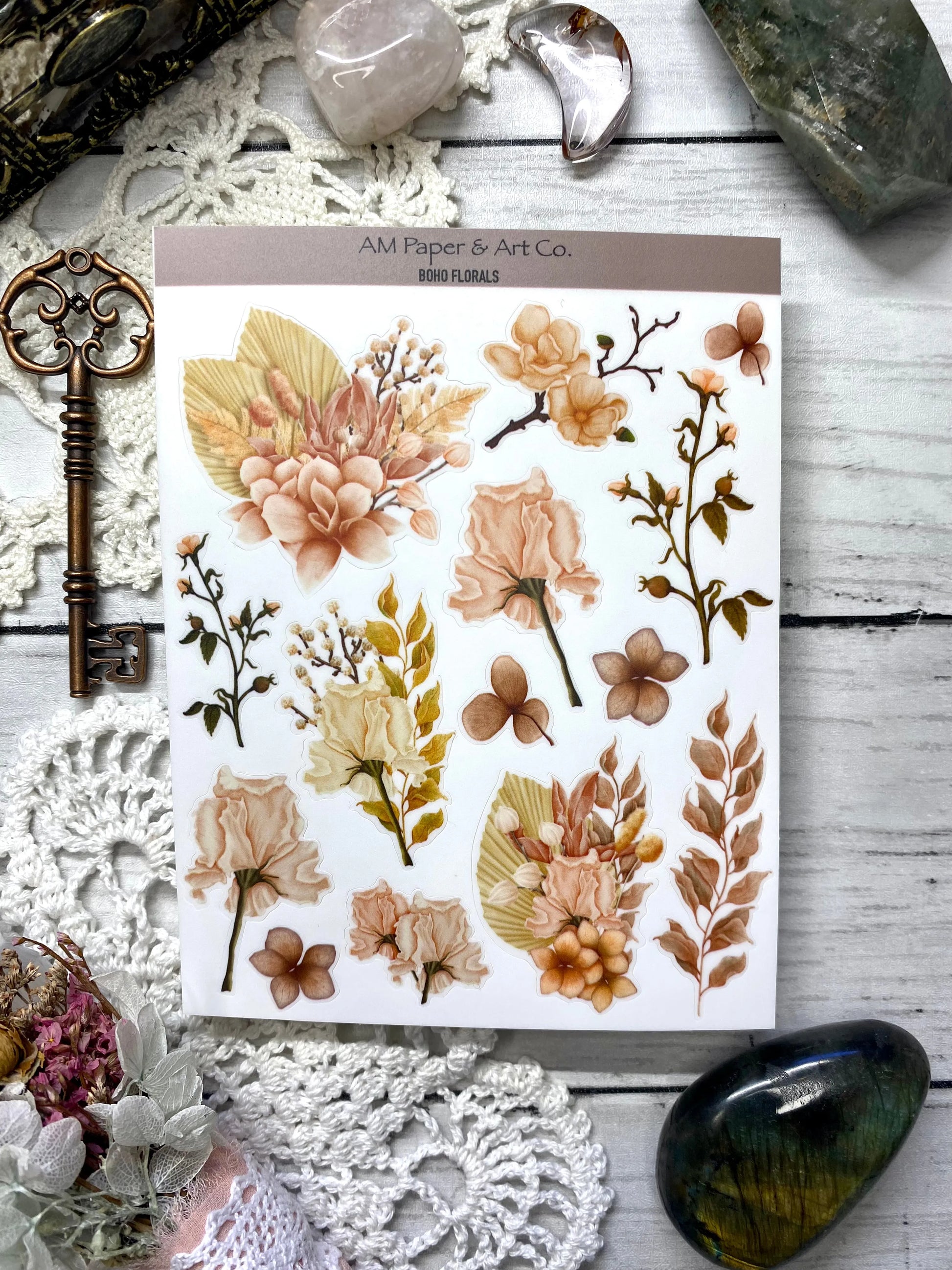 Boho Florals Stickers