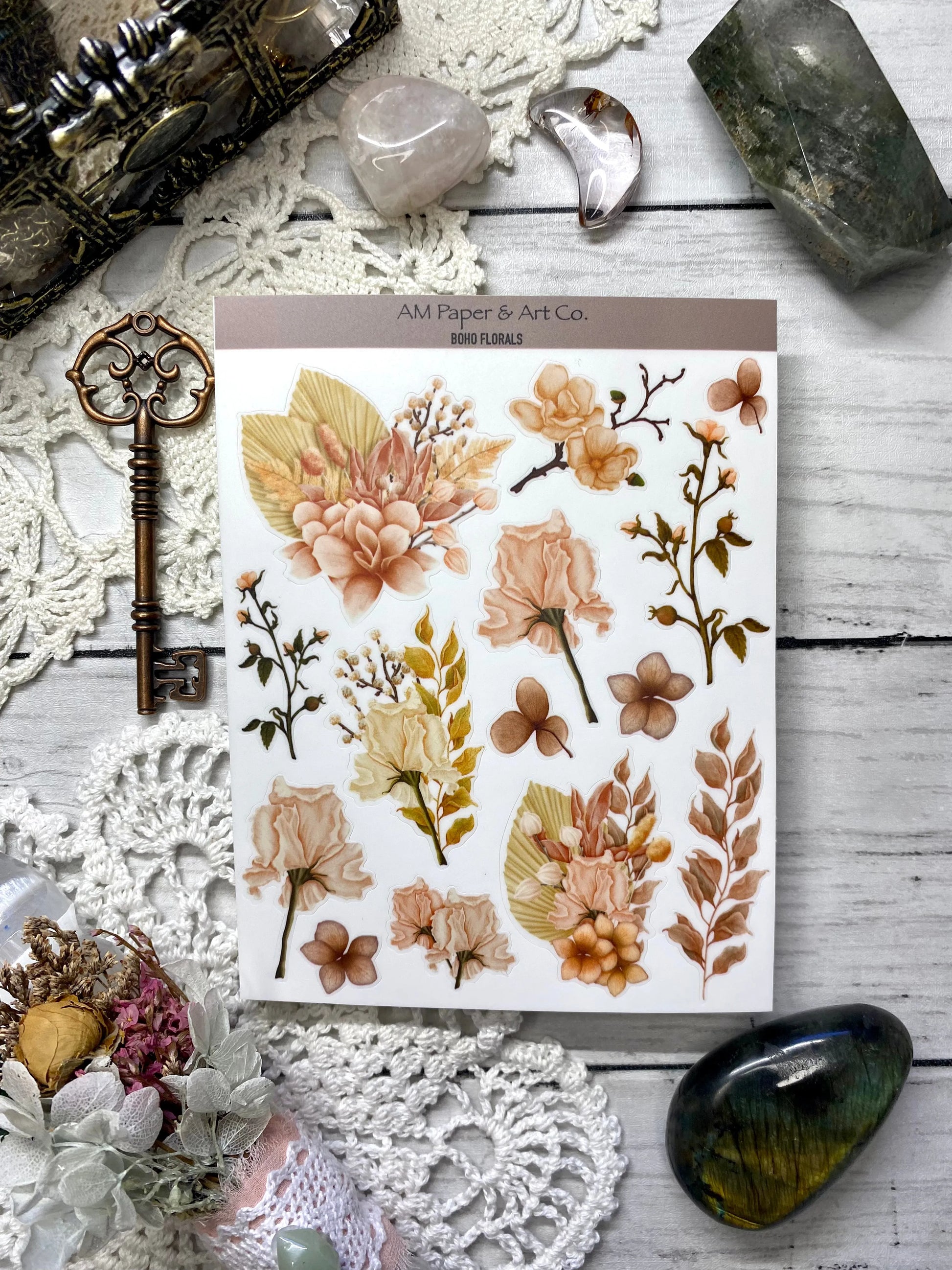 Boho Florals Stickers