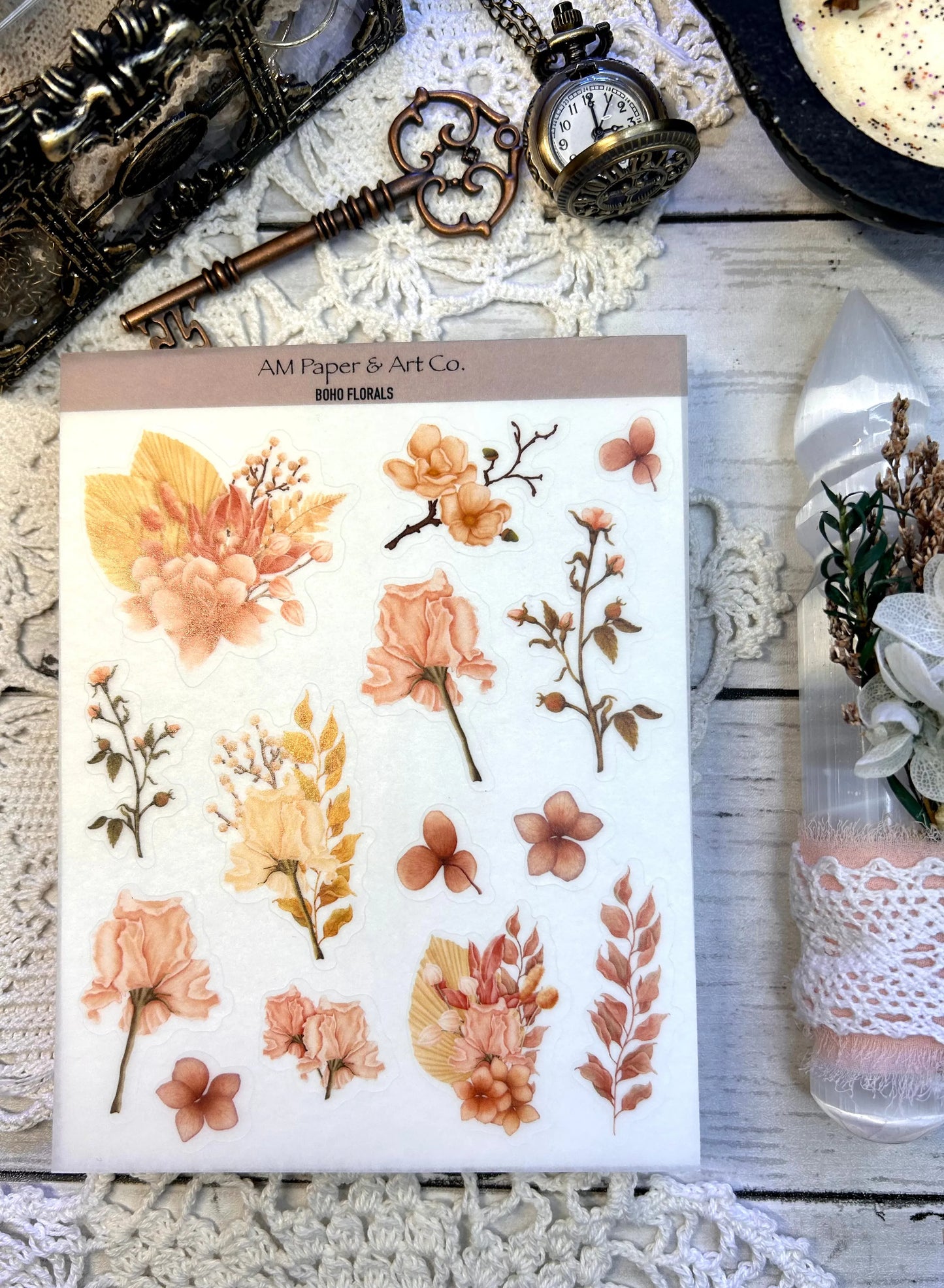 Boho Florals Stickers