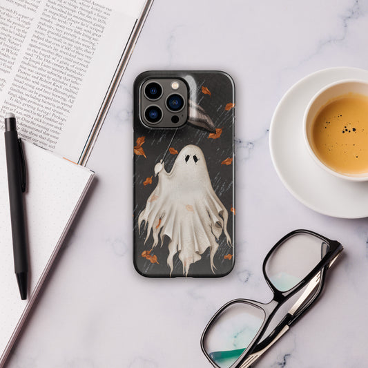 Ghost with Umbrella (dark) - Snap case for iPhone®