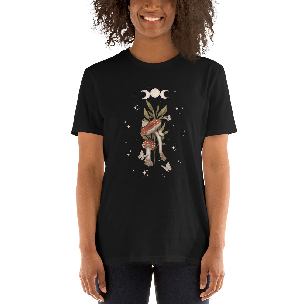 Mushroom Moon - Short-Sleeve Unisex T-Shirt (Gildan)