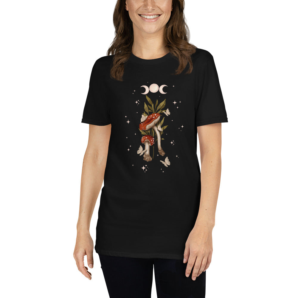 Mushroom Moon - Short-Sleeve Unisex T-Shirt (Gildan)