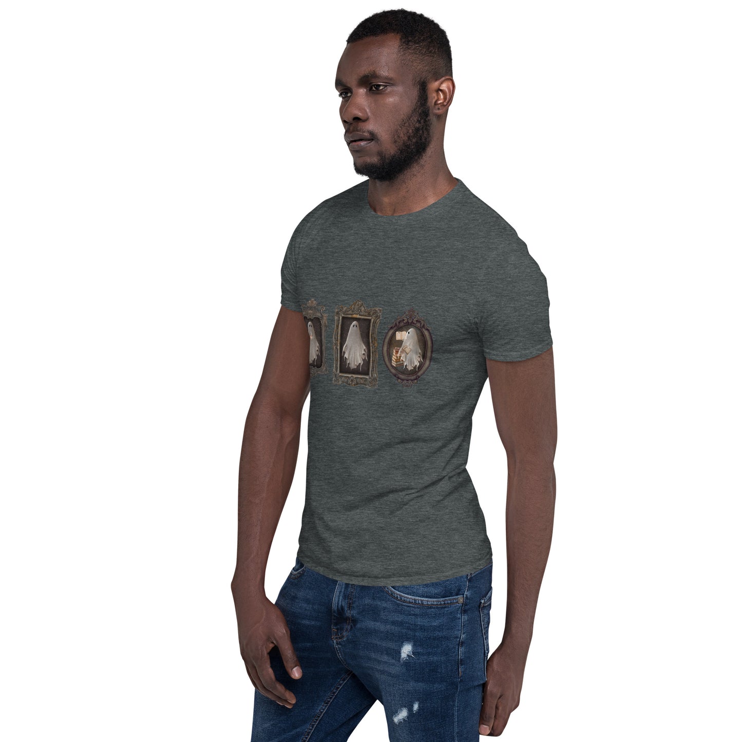 Ghost in Frames (Unisex Basic Softstyle T-Shirt | Gildan 64000)