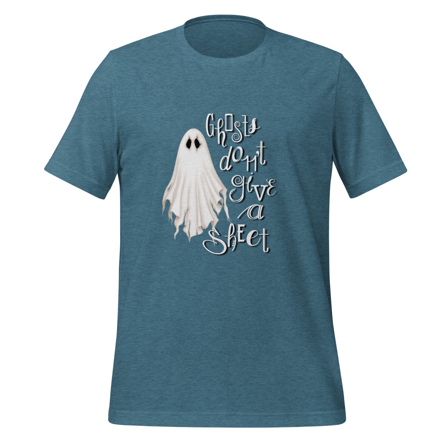 Ghosts Don't Give a Sheet (Bella+Canvas 3001) T-Shirt