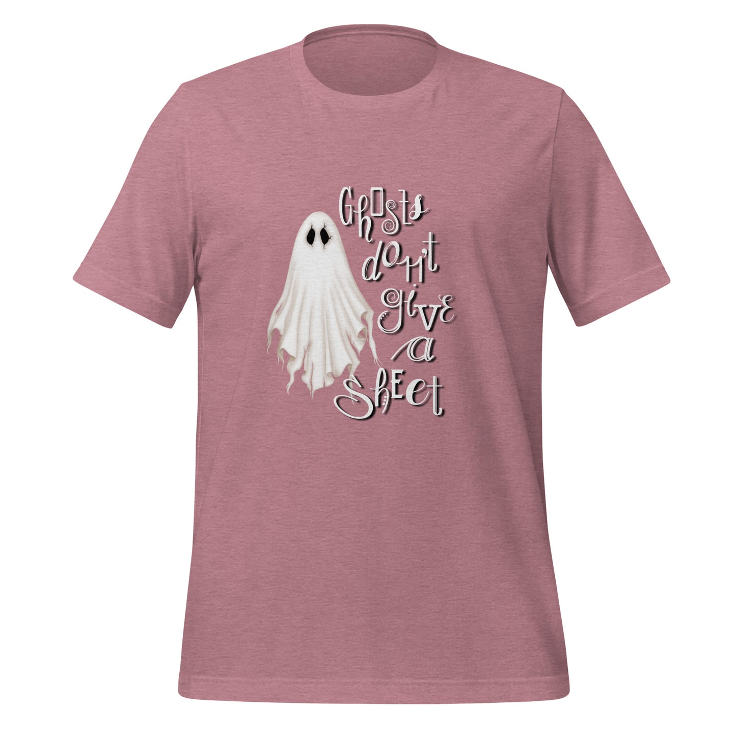 Ghosts Don't Give a Sheet (Bella+Canvas 3001) T-Shirt