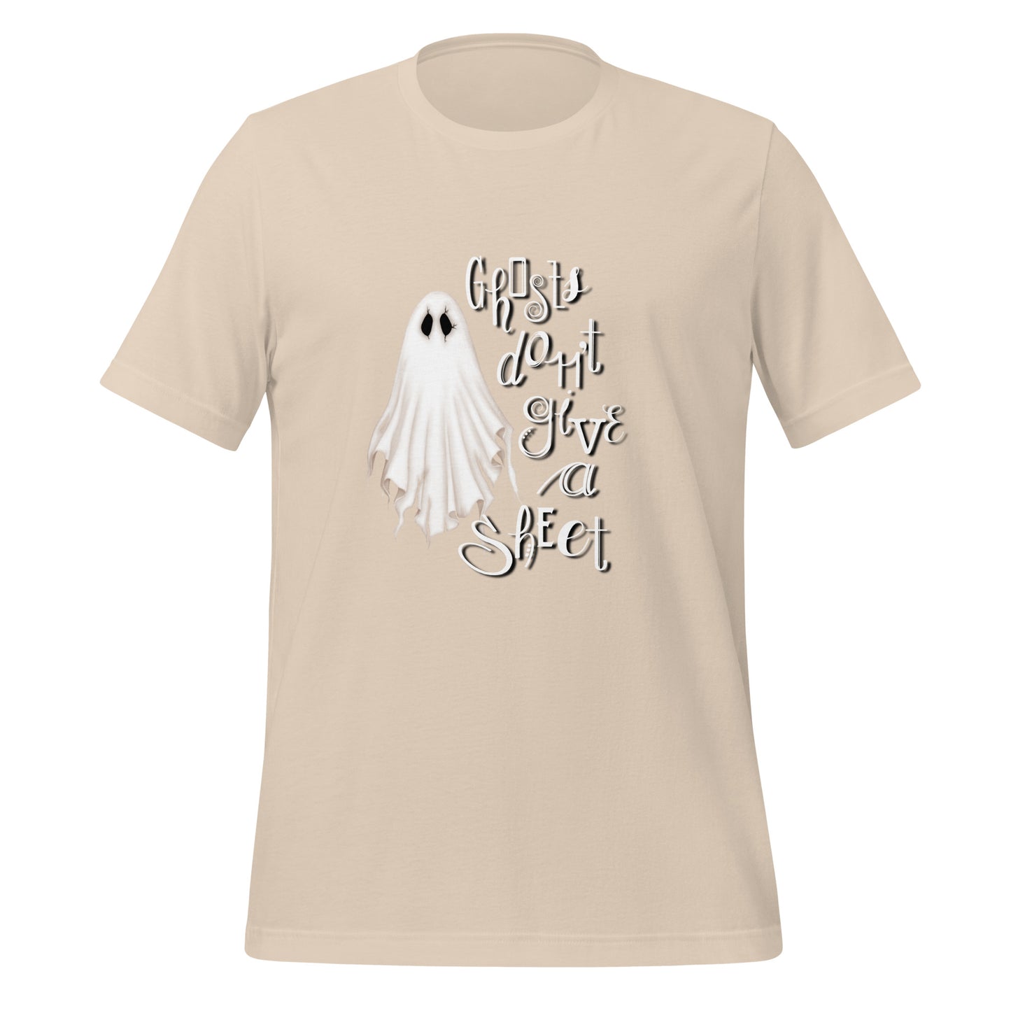 Ghosts Don't Give a Sheet (Bella+Canvas 3001) T-Shirt