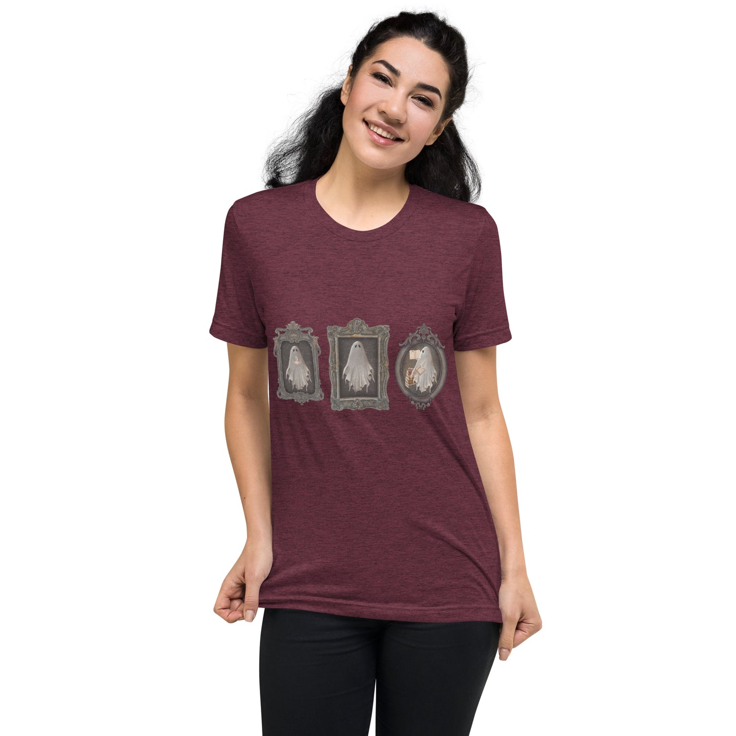 Ghosts in Frames Short sleeve t-shirt (Bella+Canvas TriBlend)