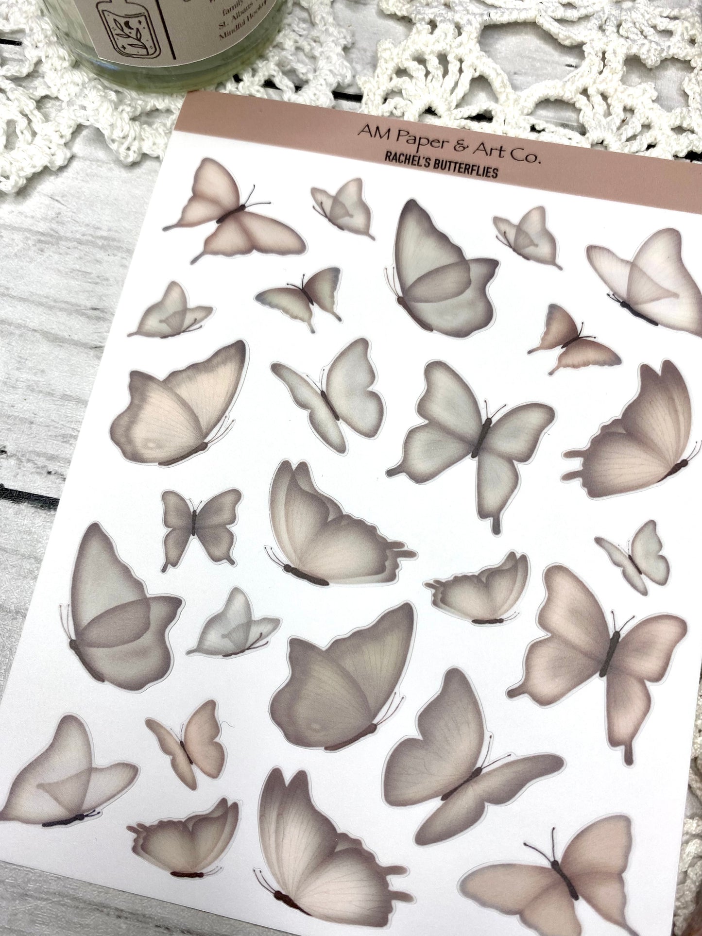 Rachel's Butterflies Stickers