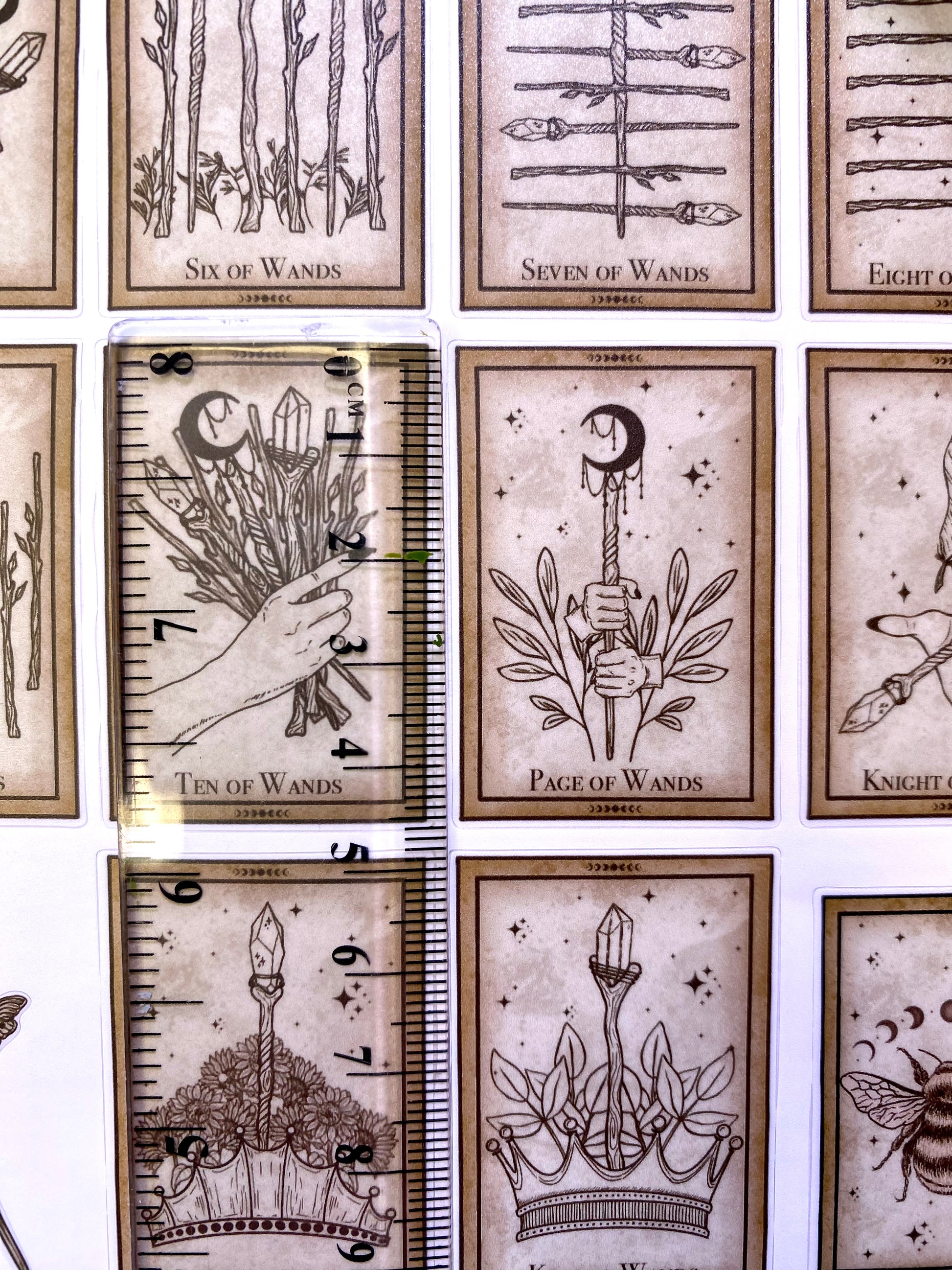 Tarot Stickers- 22 Large Holographic Major Arcana Tarot Cards – Holy Santo