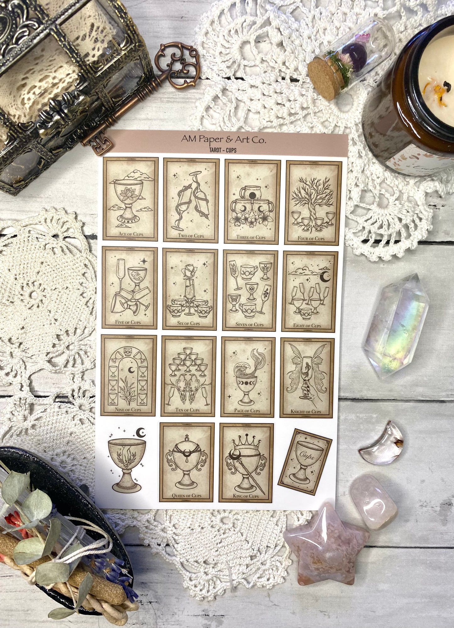 Tarot Cards (Minor Arcana) Stickers